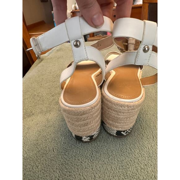 Marc Fisher LTD Espadrille Platform Wedges Size 9 - Picture 2 of 7